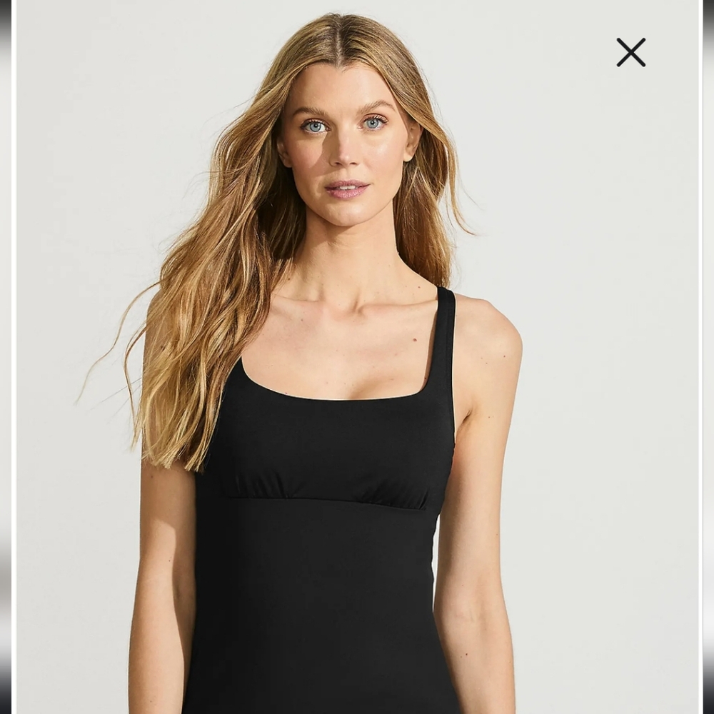 Land's End Square Neck Tankini